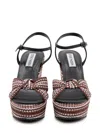 Steve Madden Chic Mini Platform Sandals In Black