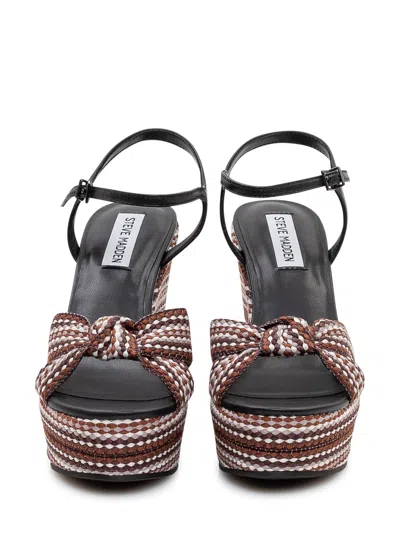 Steve Madden Chic Mini Platform Sandals In Black