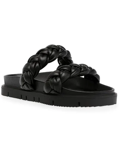 Steve Madden Choice Womens Flatform Sandals In Black