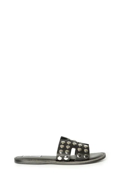 Steve Madden Ciabatta Nera Harlow Con Borchie In Nero
