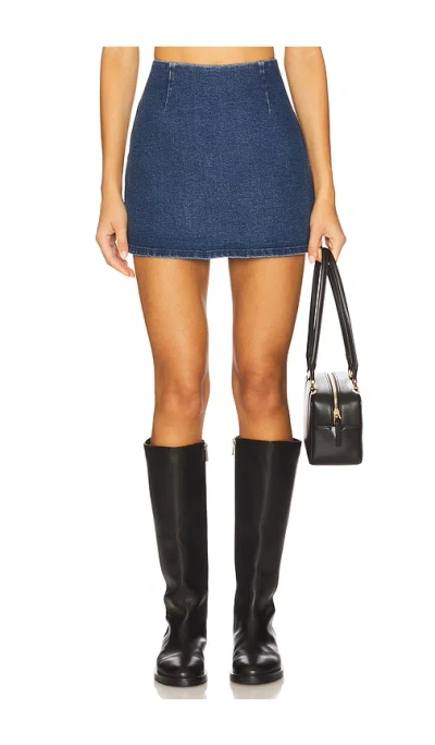 Steve Madden Cindi Skirt In Blue