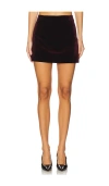 Steve Madden Cindi Skirt In Wine