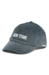 Steve Madden City Dad Baseball Cap In Dark Blue