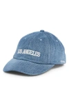 Steve Madden City Dad Baseball Cap In Medium Blue