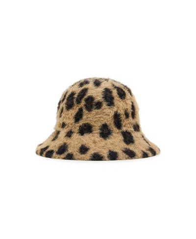 Steve Madden Classic Printed Cloche Hat In Animal Print