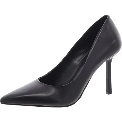Steve Madden Classie Womens Leather Pumps In Black