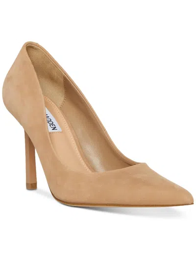 Steve Madden Women's Classie Pointed Toe Stiletto Pumps In Tan Nubuck