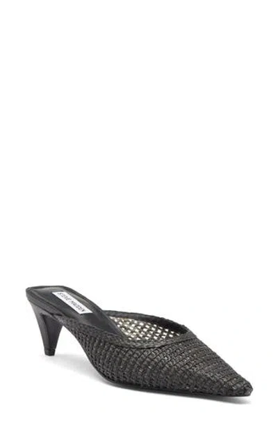 Steve Madden Cleverr Woven Mule In Black