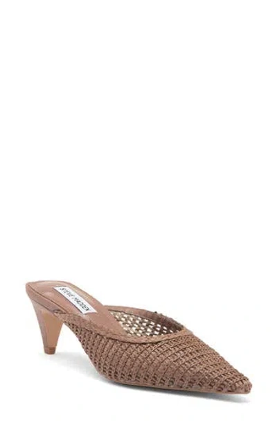 Steve Madden Cleverr Woven Mule In Brown