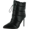 Steve Madden Cloak Womens Quilted Mid-calf Boots In Black
