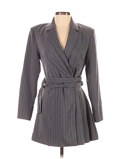 Pre-owned Steve Madden Coat In Gray