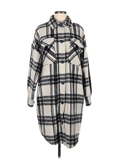 Pre-owned Steve Madden Coat In Ivory