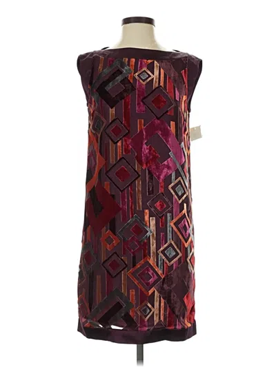 Pre-owned Steve Madden Cocktail Dress In Burgundy