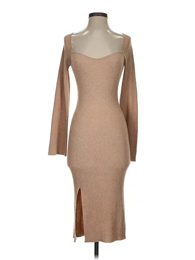 Pre-owned Steve Madden Cocktail Dress In Tan