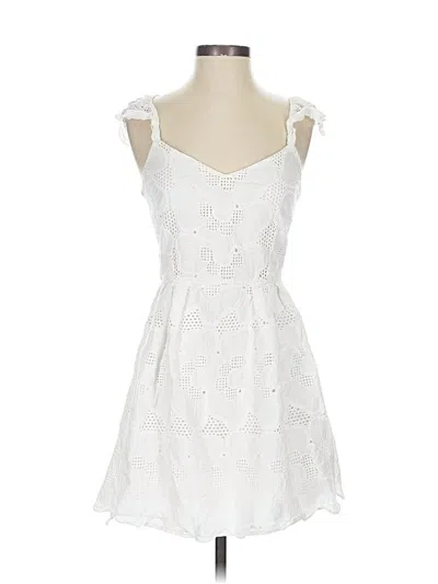 Pre-owned Steve Madden Cocktail Dress In White