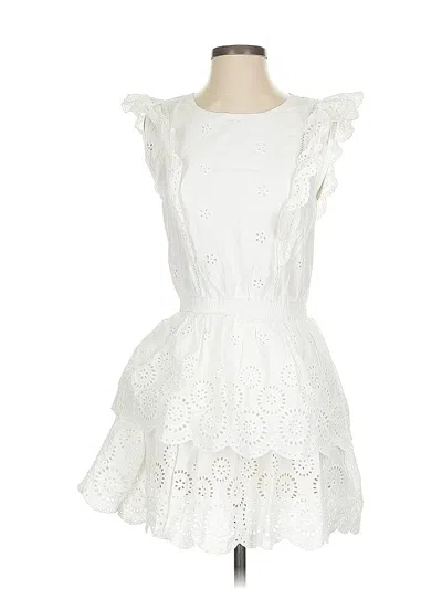 Pre-owned Steve Madden Cocktail Dress In White