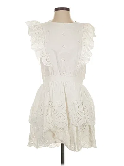 Pre-owned Steve Madden Cocktail Dress In White