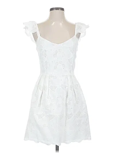 Pre-owned Steve Madden Cocktail Dress In White