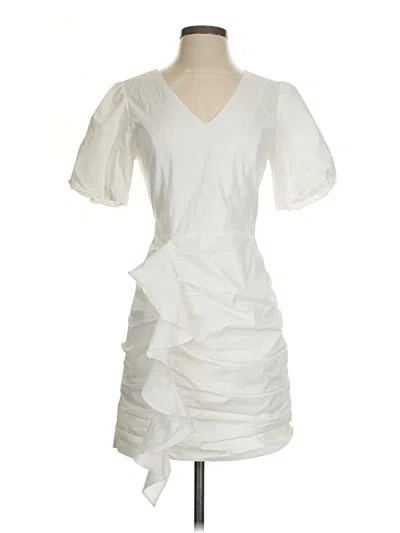 Pre-owned Steve Madden Cocktail Dress In White