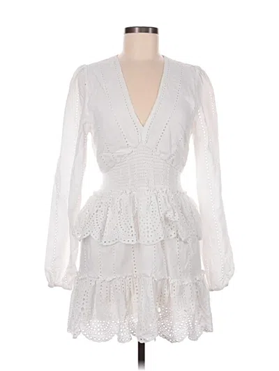 Pre-owned Steve Madden Cocktail Dress In White