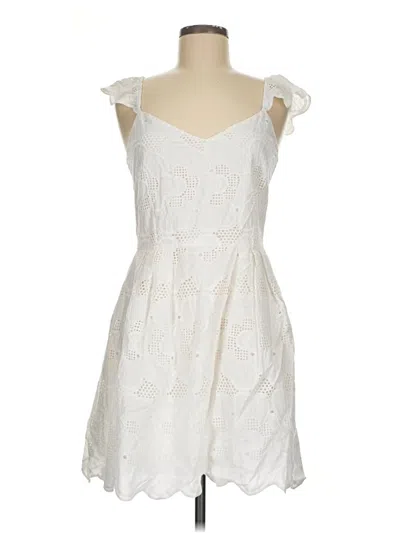 Pre-owned Steve Madden Cocktail Dress In White