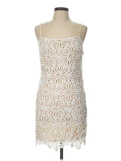 Pre-owned Steve Madden Cocktail Dress In White
