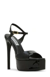 Steve Madden Cologne Platform Stiletto Sandal In Black