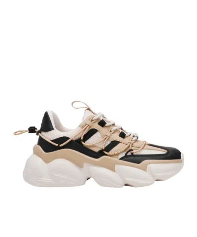 Steve Madden Color-block Mesh Dad Sneakers In Brown