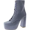 Steve Madden Confident Womens Lace-up Platform Mid-calf Boots In Multi