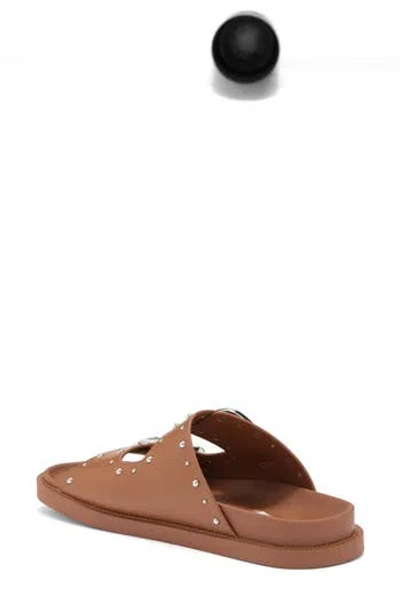 Steve Madden Connely Buckle Slide Sandal In Cognac