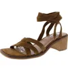 Steve Madden Cory Womens Criss-cross Suede Block Heel In Multi