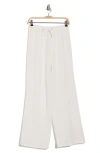 Steve Madden Cotton Gauze Wide Leg Pants In Antique