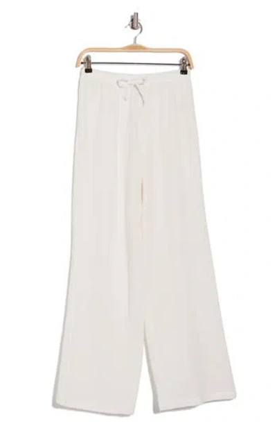 Steve Madden Cotton Gauze Wide Leg Pants In Antique
