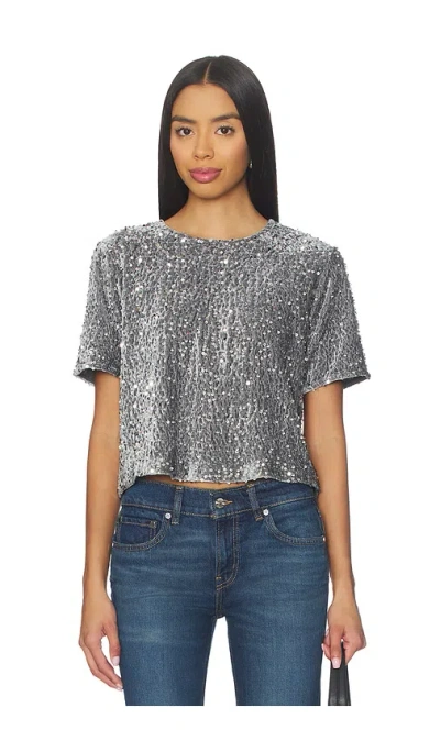 Steve Madden Cressa Top In Grey