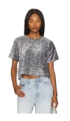 Steve Madden Cressa Top In Grey