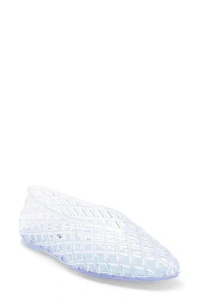 Steve Madden Crista Jelly Flat In Blue