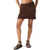 Steve Madden Bria Crocheted Skirt In Brown