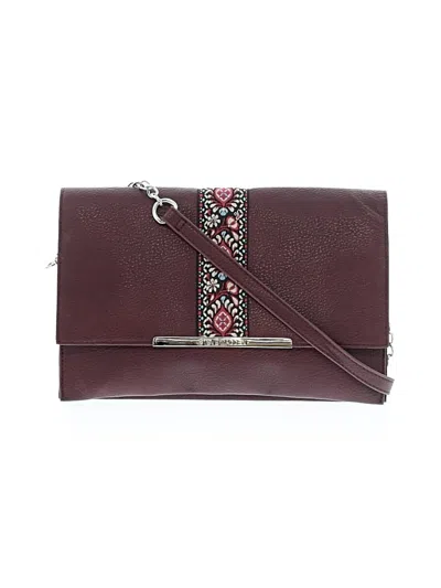 Pre-owned Steve Madden Crossbody Bag In Burgundy