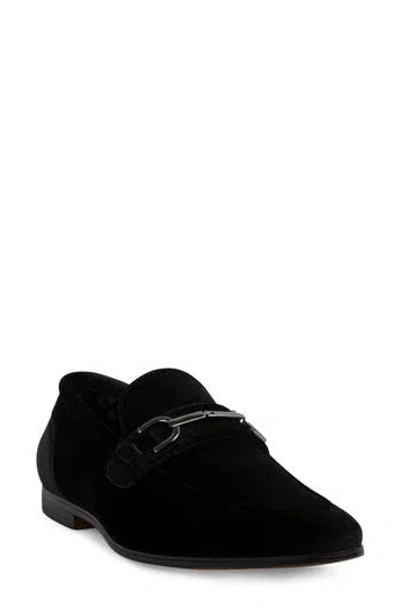 Steve Madden Crusadr Velvet Loafer In Black