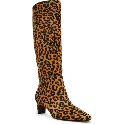 Steve Madden Dagne Genuine Calf Hair Knee High Boot In Leopard