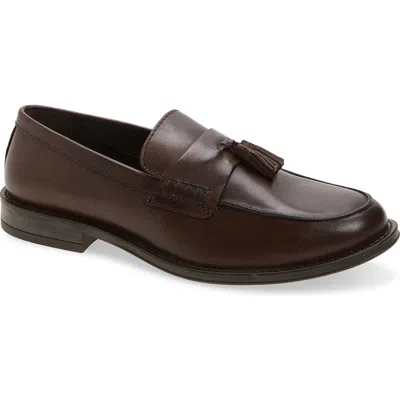 Steve Madden Daimon Tassel Loafer In Brown