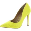 Steve Madden Daisie Womens Embellished Pumps In Yellow