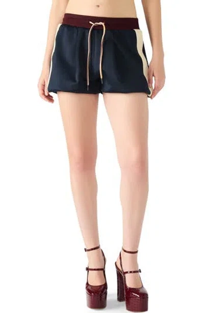 Steve Madden Daisy Drawstring Shorts In Blue