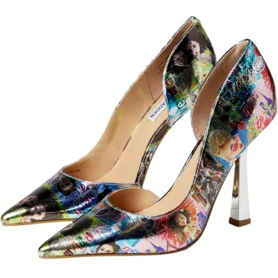 Steve Madden Damzil Pump Comic Print Damz01s1-181 Women's In Multi