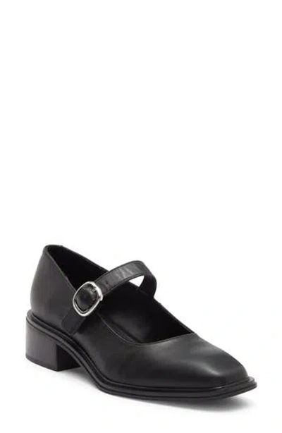 Steve Madden Daphanie Leather Mary Jane In Black