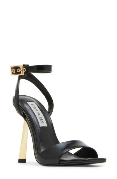 Steve Madden Daphney Ankle Strap Sandal In Black