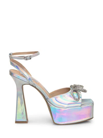 Steve Madden Darla Platform Sandal In Silver