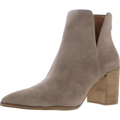 Steve Madden Darryn Womens Zipper Pointed Toe Ankle Boots In Multi