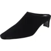 Steve Madden Davie Womens Padded Insole Faux Suede Mules In Black