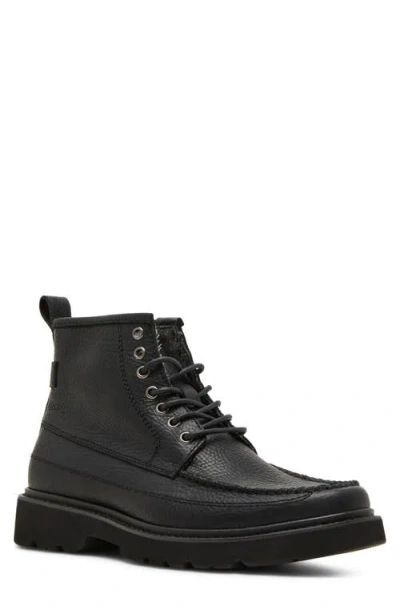 Steve Madden Daviston Moc Toe Boot In Black